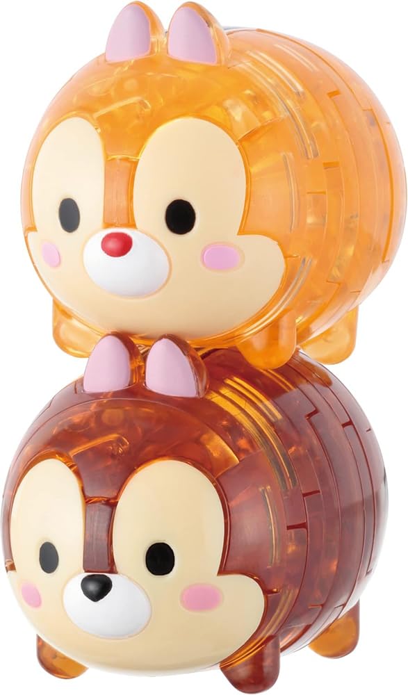 Hanayama 44 Piece Crystal Gallery Tsum Tsum Chip & Dale - Image 1